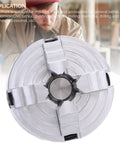 4 Jaw Lathe Chuck Set For Mini Lathe Alloy Steel Self Centering Wood Turning Chuck With Connecting Rod Wrench Heavy Duty