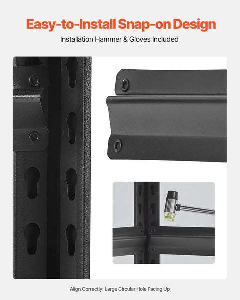 4 Tier Heavy Duty Storage Shelves With 2400 Lb Capacity Rock Solid Adjustable Metal Shelving Unit For Garage Warehouse Or Basement Built Like A Tank Steel Organize Your Space Hassle Free Black