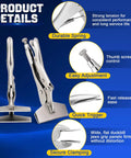 Grab Yourself a Killer Set of These 8 Inch Locking Sheet Metal Clamps Forged Tough With Wide Duckbill Jaws for precise grip and quick release.