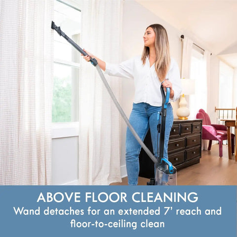 Kenmore Ultra Lightweight Bagless Upright Vacuum For Pet Owners With Powerful Suction And Easy Maneuverability For Carpets Hard Floors And Stairs Featuring Four Height Adjustments For Optimal Cleaning Efficiency On Any Surface In Your Home