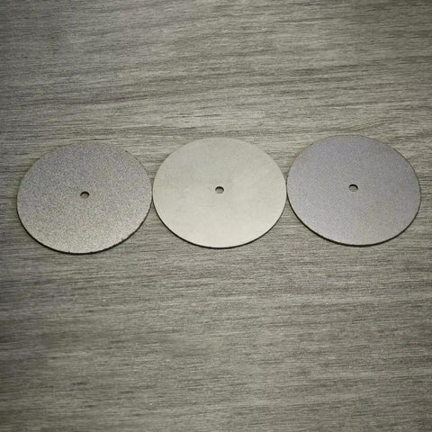Triple diamond discs for Top Shelf Rechargeable Electric Floor Grinder, designed for smooth stone polishing and efficient finishing.
