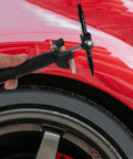 Auto Scratch Repair Tool Kit For Wheel Arches And Sheet Metal, Ergonomic Plastic And Iron Build, Marks Lines On Cars Trucks And SUVs, Tire Marker Scriber For Pro Grade DIY Repairs, Durable All In One Repair Set on red wheel arch