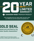 20 year warranty certification for Powered Anode Rod For Water Heater That Stops Corrosion And Kills Rotten Egg Smell In 24 Hours Titanium Electrical