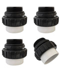 4 Pack 2 Inch Hi Temp Unions For Pool Pumps 2 MIP To 2 PVC Union Fittings Compatible With Whisperflo And Intelliflo Pumps