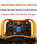 Top Tier 30 Ton Load Machine Mover Skates With Remote Control featuring a 10-meter wireless remote and 110v charger.