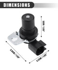 Heavy Duty Transmission Vehicle Speed Sensor Direct Fit For Ford F150 Expedition E Series Crown Victoria Lincoln Mark Lt 2004 To 2011 dimensions and details