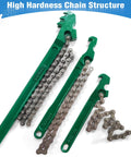 Heavy Duty Chain Wrench Set 3 Piece Adjustable Oil Filter Chain Wrenches 9 Inch, 12 Inch, And 16 Inch for car repair