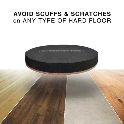 Heavy Duty Felt Furniture Sliders For Hardwood Floors 8 Pack 4 3 Quarter Inch Gliders To Move Heavy Furniture Without Scratching