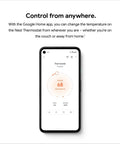 Nest Thermostat Smart WiFi Programmable Thermostat For Home Energy Savings ENERGY STAR Certified app control interface
