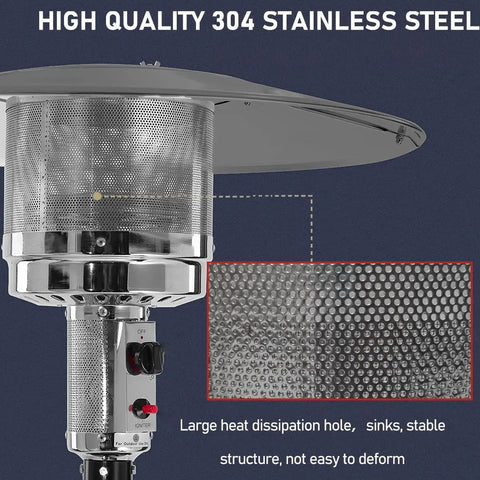 Beef Up Your Gas Patio Heaters With This Stainless Steel Emitter Screen Replacement 10 3 Quarter Inch Diameter 8 Inch Tall