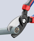 Cable Shears For Copper And Aluminum Cables, One Hand Operation, Clean Smooth Cuts Without Crushing Or Deformation