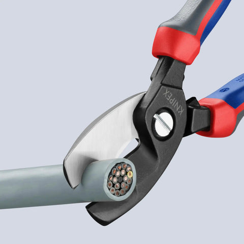 Cable Shears For Copper And Aluminum Cables, One Hand Operation, Clean Smooth Cuts Without Crushing Or Deformation
