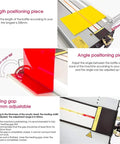 Rock Solid Electric Plastic Hot Bender And Acrylic Bending Press with adjustable length and angle positioning features.