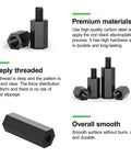 610 Piece M3 Black Nylon Spacer Standoff Kit With Male And Female Spacers Screws And Nuts For PCB Motherboard Raspberry Pi Hats And Circuit Boards Mounting Hardware For DIY Projects. Black threaded standoffs and nuts