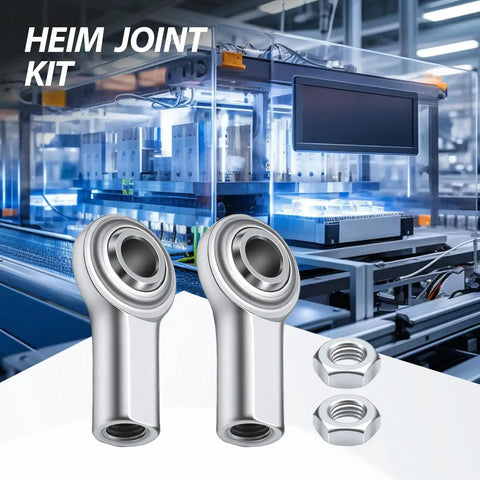 CF5 Heim Joint Kit Set Of Two Built Sick With Badass Durability Heavy Duty Steel Rod End Bearings with secure locknuts.