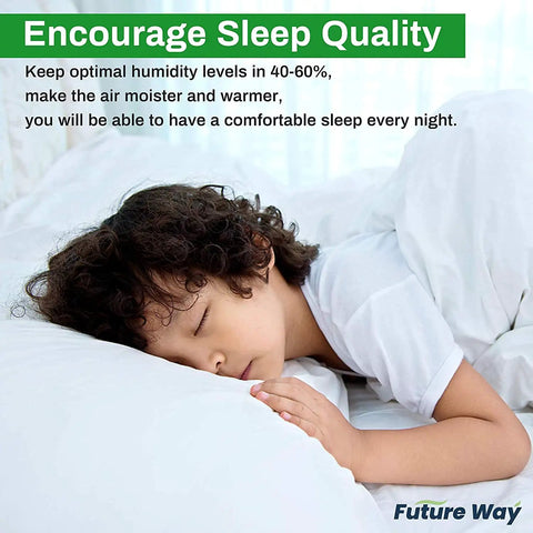 Child sleeping comfortably, representing benefits of using 4 Pack HWF62 Humidifier Filter Compatible With Holmes And Sunbeam Humidifiers.