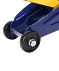 Close-up of black wheels on 2 Ton Heavy Duty Hydraulic Floor Jack With Low Profile Design For Sedans Trolley Service Jack Ultra Smooth Lifting