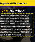 OEM numbers list for 2 Piece Intake And Exhaust VVT Solenoid Set For Hyundai Santa Fe Sonata Tucson And Kia Optima Sorento
