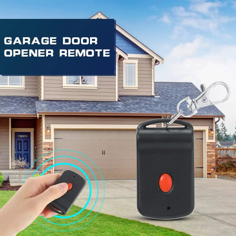 Six Pack Garage Door Opener Remotes Portable Transmitters With 10 Dip Switches Compatible With 3060 3089 4120 300MHz Easy Set Up