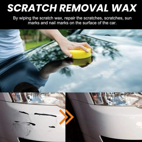 All In One Car Scratch Remover Wax Kit With Wiping Sponge For Deep Scratches On All Vehicle Paints 2026 Edition shown in use