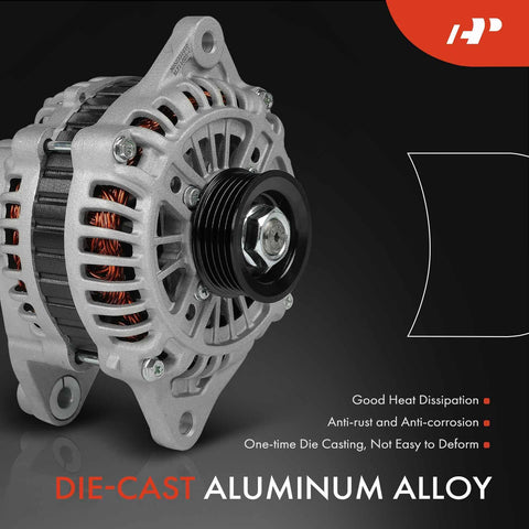 Alternator For Mazda RX 8 2004 2005 2006 2007 2008 12V 100A Clockwise Rotation With 5 Groove Pulley Replacement Part