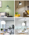 Super Bright 150 Watt Equivalent LED Bulb With 2600 Lumens lighting various indoor rooms, including living areas and kitchens