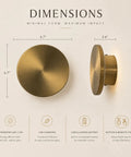 DANCYHOME 6.7" Rechargeable LED Wall Sconce in Brushed Brass, showcasing dimensions 6.7" by 2.6", highlighting USB charging features.