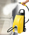 3.5L Industrial Steam Cleaner With 3000W Power For Tough Grime, used for cleaning car upholstery with steam.