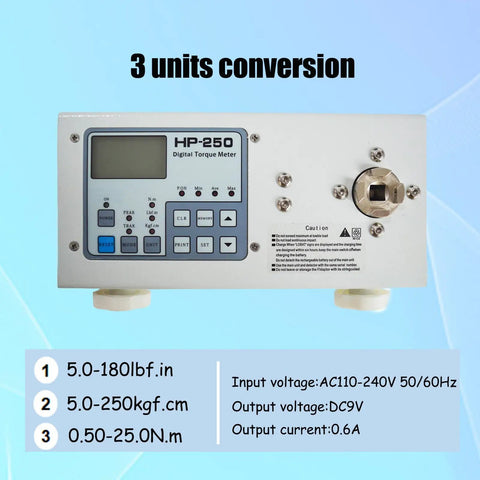 Intelligent Pro Grade Torque Tester Cap Torque Meter Digital Tester Multifunctional Measuring Tool With Box Three Unit Conversion Lbf In Kgf Cm Nm Peak Hold For Automotive And DIY Projects, 3 units