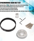 Electric Skateboard Synchronous Gear Kit Upgrade Built From Durable Aluminum Alloy For Dope Performance Reduces Slippage With Three To One Gear Ratio Easy DIY Hardware To Boost Acceleration And Board Longevity parts display
