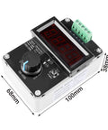 Dual Channel Signal Generator for PLC Panels and LED Testing Adjustable 0/4-20mA Current and 0-10V Voltage with Dial Control