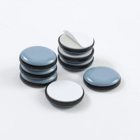 Slide Heavy Items Without Breaking A Sweat Using These Reusable Furniture Sliders Heavy Duty Self Adhesive Floor Protectors Non Slip Movement Pads, blue circle pads.