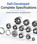 Expansion Bushing Z3B KTR203 Key Free Bushing TLK132 display with size variations for mechanical and industrial use