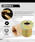 Extensive Brake Line Fittings Kit With 100 Pieces For 1/4 Inch And 3/16 Inch Tubing Nuts And Connectors Pro Grade Durable