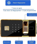 Heavy Duty Home Safe With Fingerprint Lock And Digital Password Keypad front view showing keypad and biometric sensor