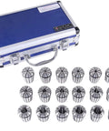 ER32 Collet Set From 3Mm To 20Mm By 1Mm Increments 18 Piece Set In Pro Grade Durable Aluminum Box Precision Ground With Ultra Low Runout