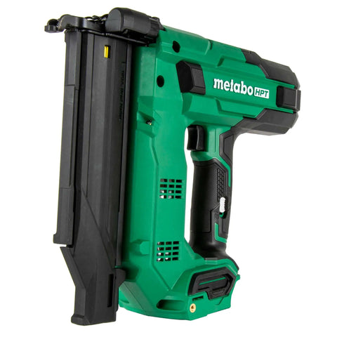 Compact 18V Cordless Brad Nailer 18 Gauge Tool Only Single Sequential Trigger on a white background showing lightweight frame design.