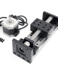HBX1605 300mm Linear Motion Guide Actuator With Double Linear Rail Slide 1605 Ballscrew And Nema23 Stepper Motor Beefed Up Heavy Duty Motorized