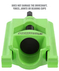 Light Duty U Joint Puller For Cars And Trucks Class 1-3 Removal Tool 24539 with green body, front view
