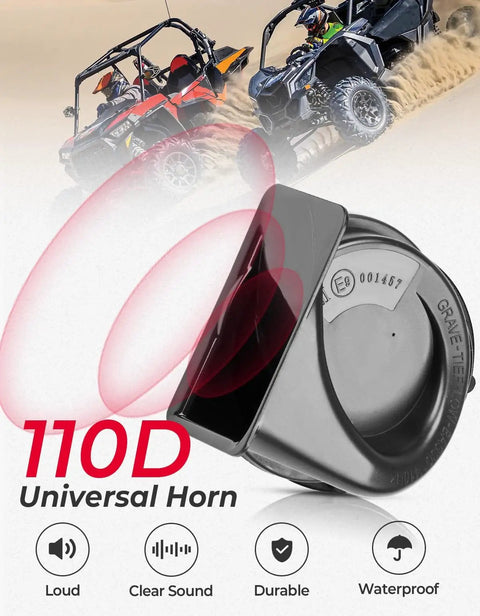 110dB horn for UTV Turn Signal Kit With Column Switch And 110d Horn Prewired And Plug And Play Universal Street Legal Blinker