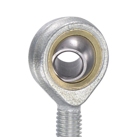 Two Pack Spherical Rod End Bearing 8mm Bore M8x1.25 Left Hand Male Thread Connector Self Lubricated Joint For Heavy Duty Machinery And Hydraulic Cylinders Built Tough For Long Life, close-up