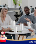 Disposable Paper Cups 16 Oz 1000 Pack Leakproof Thickened Walls Sturdy For Hot Beverages around conference table