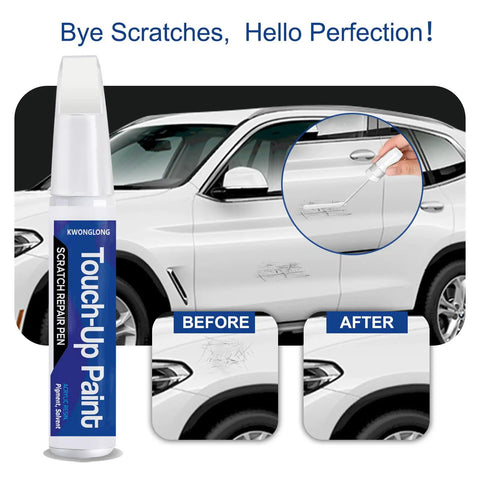 Alpine White 300 BMW Touch Up Paint Kit 2 In 1 Car Scratch Repair Solution No Mix Formula Quick And Easy Fix For Minor Scratches