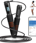 Smart Jump Rope With Counter For Quick Cardio Burn App Data Analysis Lightweight Skipping Rope For Home Gym CrossFit