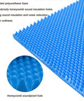 Heavy Duty Sound Proof Padding Water Resistant Acoustic Treatment Foam Noise Blocking Wall Panels with honeycomb design