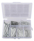 Sturdy 304 Stainless Steel Cotter Pin Set With Storage Case, 6 Assorted Sizes For Automotive, Mechanical, And Lawn Mower Applications