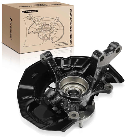 Front Left Steering Knuckle And Wheel Bearing Hub Assembly For Toyota Highlander 2006-2007 V6 3.3L FWD And Lexus RX400h 2006-2008
