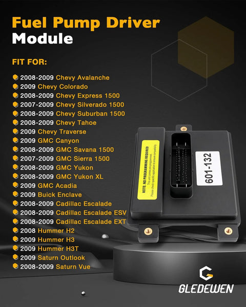 Pre Programmed Fuel Pump Flow Control Module Replacement For GM Trucks And SUVs Plug And Play No Fuss Install For 2007 2009