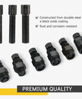 Heavy Duty Flywheel Puller Set For ATVs And Motorcycles, 10 Piece Tool Kit For Pulling Flywheels And Clutch Packs, bolts and pullers