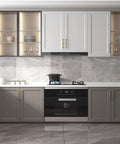 Modern kitchen with 20 pack 3 inch champagne bronze cabinet pulls for kitchen cabinets zinc alloy gold drawer handles hardware set